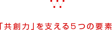 「共創力」を支える5つの要素